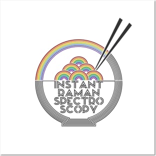 Instant Raman (Ramen noodles) Spectroscopy - Funny Science Posters and Art